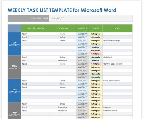Word Hike List of tasks to complete answers .